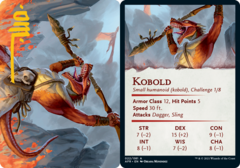 Kobold (22/81) Art Card (AAFR) - Gold-Stamped Signature
