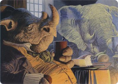 Late to Dinner (3/81) Art Card