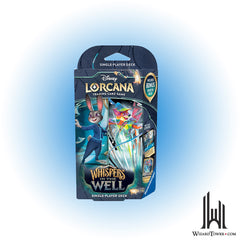 Disney Lorcana Whispers in the Well Starter Deck - Sapphire / Steel