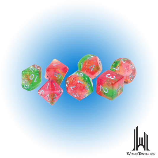 Dice Set - Lotus 7ct