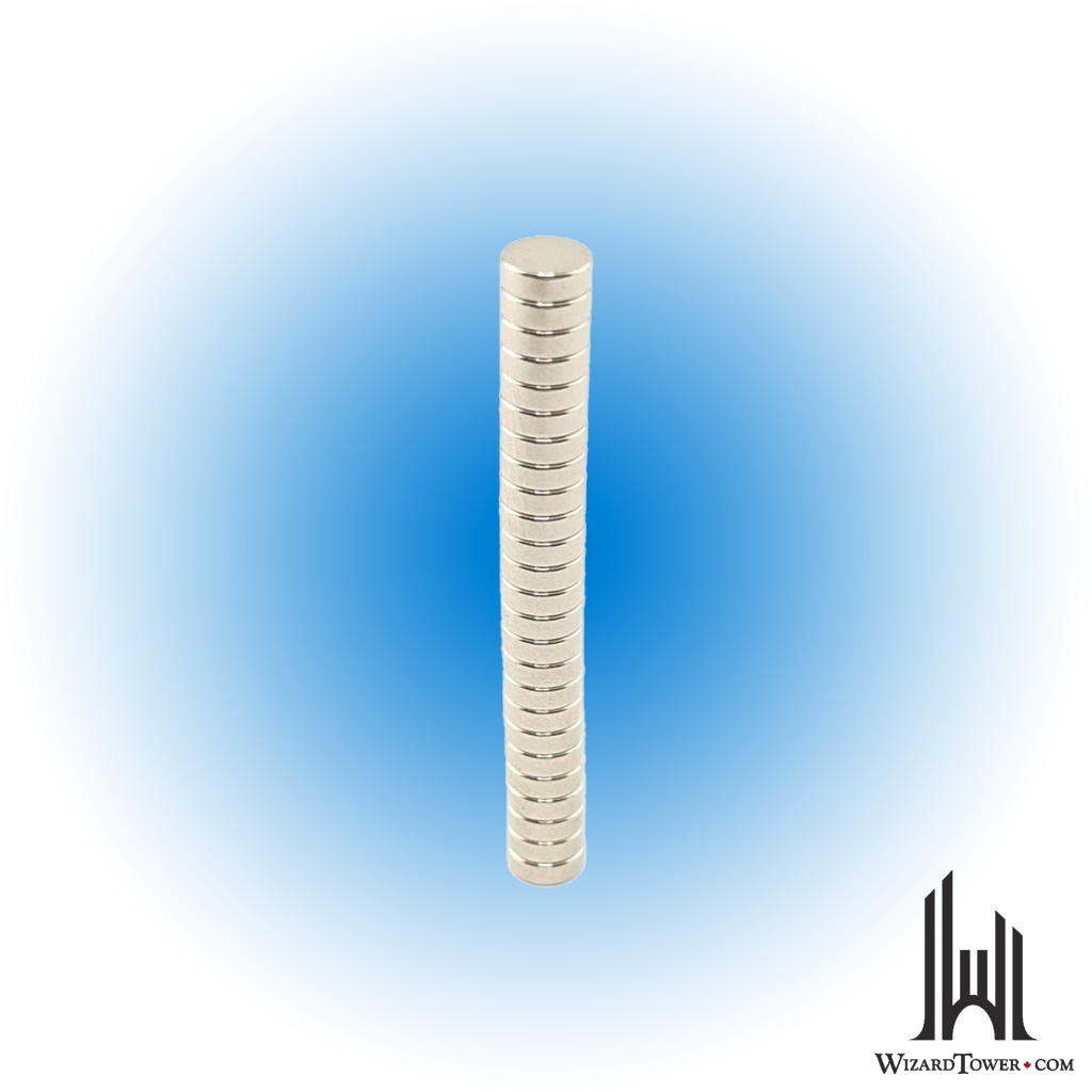 Disc Magnets - 1/4" x 1/16" - 50 Qty