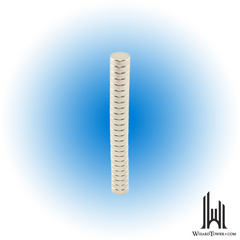 Disc Magnets - 1/4" x 1/16" - 50 Qty