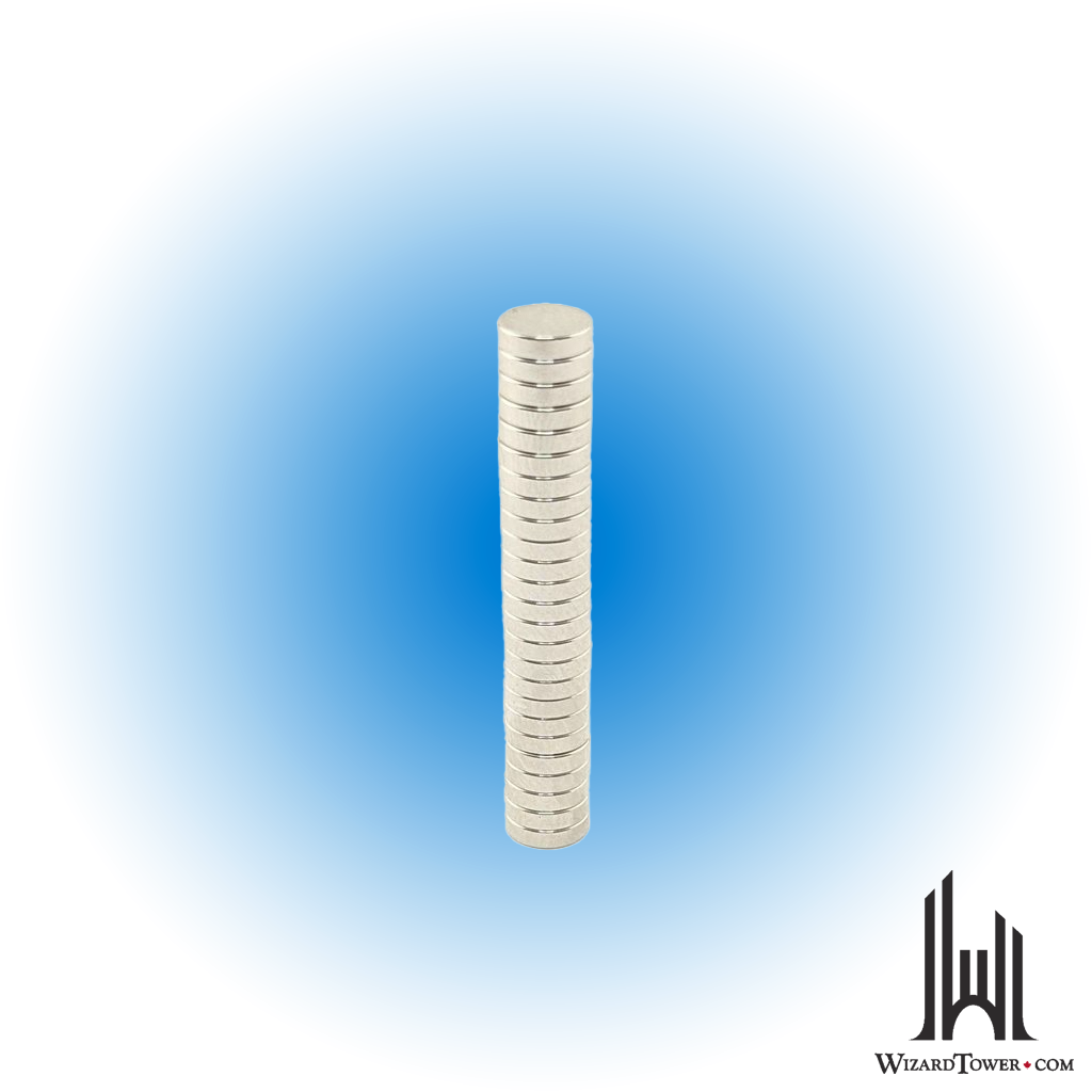 Disc Magnets - 3/16" x 1/16" - 50 Qty