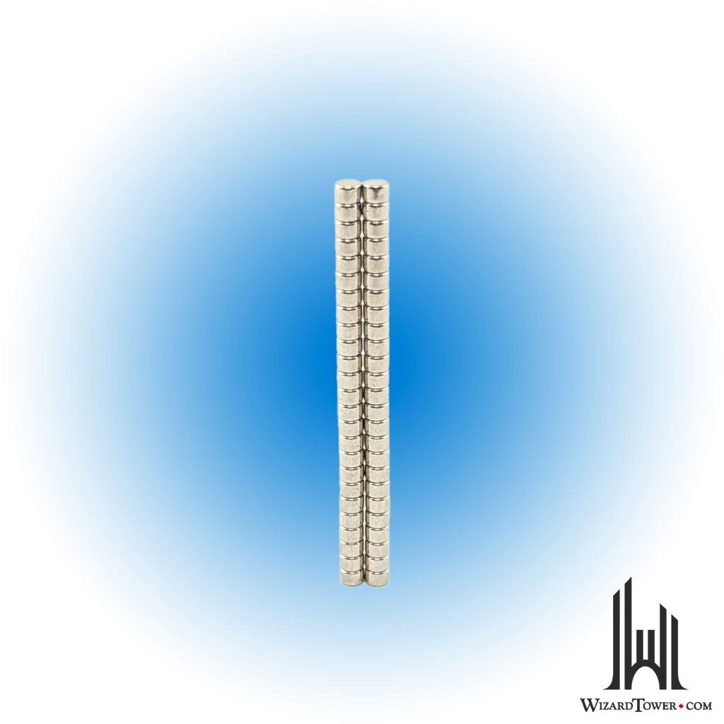 Disc Magnets - 3/32" x 1/16" - 50 Qty