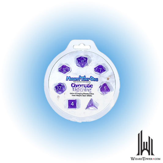Dice Set - Chromatic Lightning Tiny 7ct