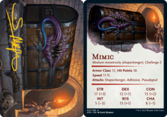 Mimic (27/81) Art Card (AAFR) - Gold-Stamped Signature