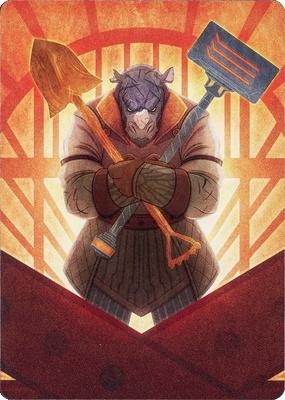 Mr. Orfeo, the Boulder (70/81) Art Card