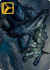 Necrogoyf (31/81) Art Card (AMH2) - Gold-Stamped Signature