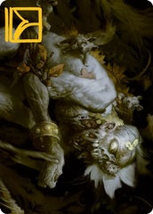 Nested Shambler (32/81) Art Card (AMH2) - Gold-Stamped Signature