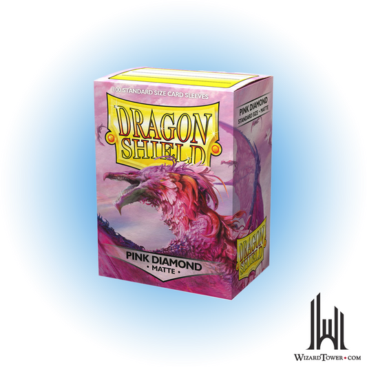 Deck Protectors - Dragon Shield Matte Pink Diamond 100ct