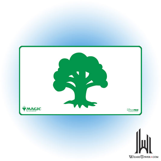 Playmat - Mana 8 - Forest (Green Stitched)