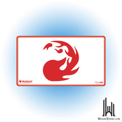 Playmat - Mana 8 - Mountain (Red Stitched)