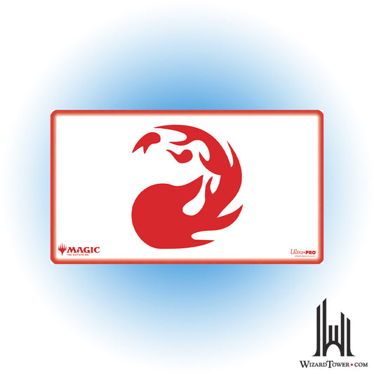 Playmat - Mana 8 - Mountain (Red Stitched)