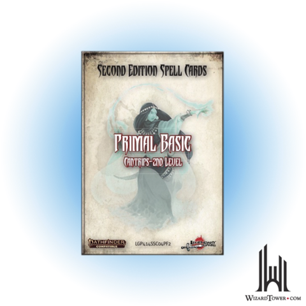 Pathfinder 2nd Edition Cards - Primal Basic Cantrips - 2nd Level