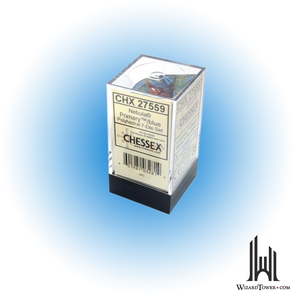 Dice Set - Nebula Primary / Turquoise Luminary 7ct