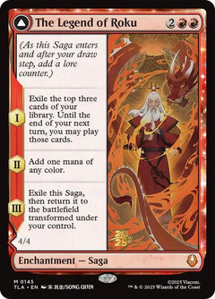 The Legend of Roku // Avatar Roku (0145) (Prerelease) (PTLA) - Foil