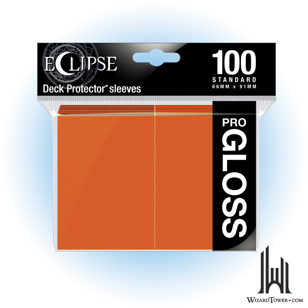 Deck Protectors - Eclipse Gloss Pumpkin Orange 100ct