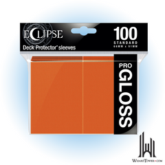 Deck Protectors - Eclipse Gloss Pumpkin Orange 100ct