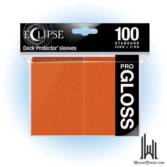 Deck Protectors - Eclipse Gloss Pumpkin Orange 100ct