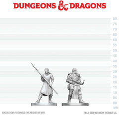 Unpainted Miniature - Dungeons & Dragons - Town Guards