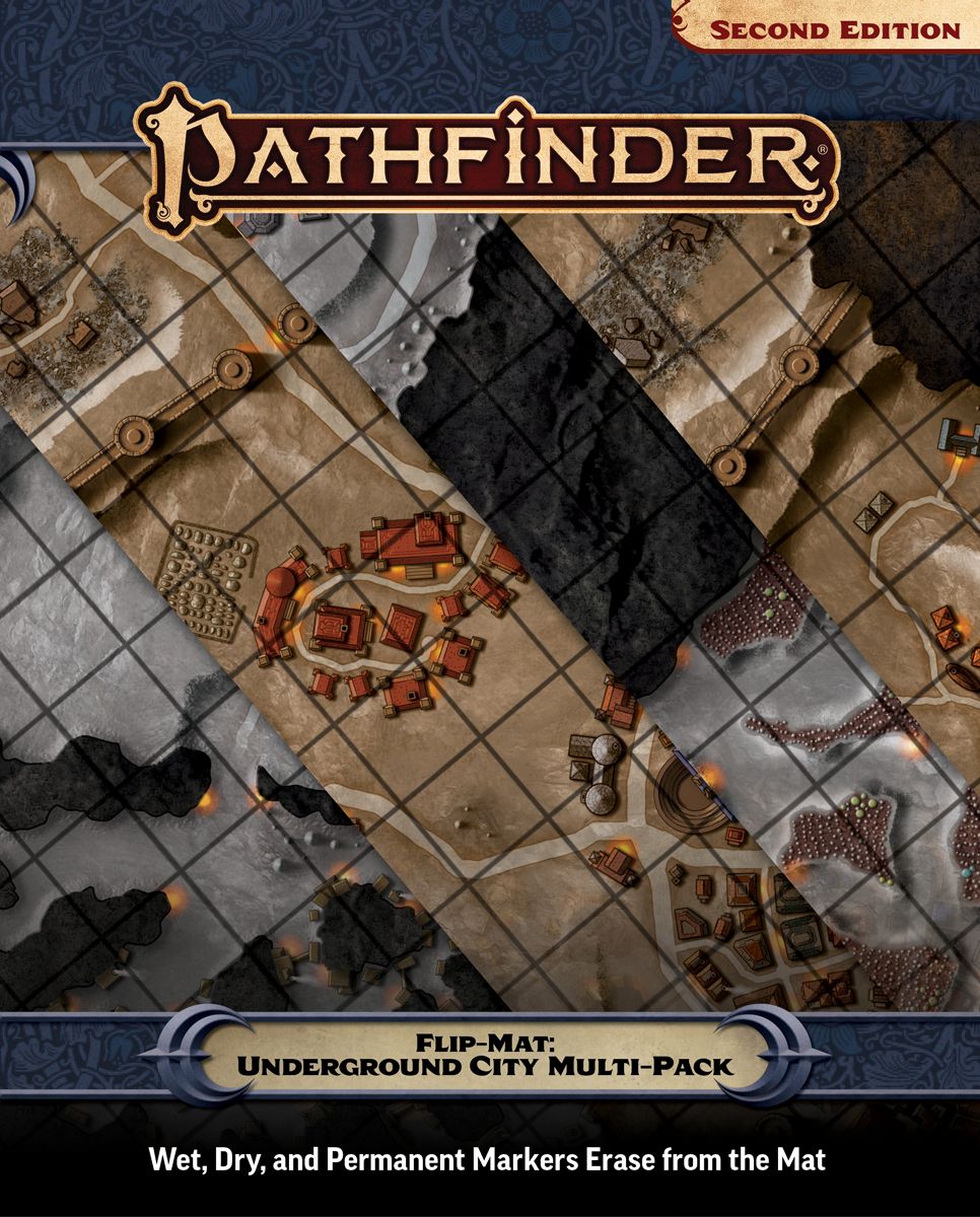 Pathfinder 2nd Edition Flip-Mat - Underground City Multi-Pack