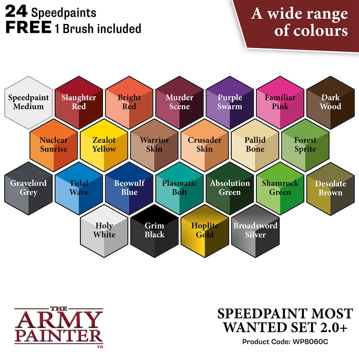 Army Painter Warpaints Speedpaint Marker Most Wanted Set