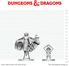 Unpainted Miniature - Dungeons & Dragons - Gnome Warlock & Aasimar Wizard