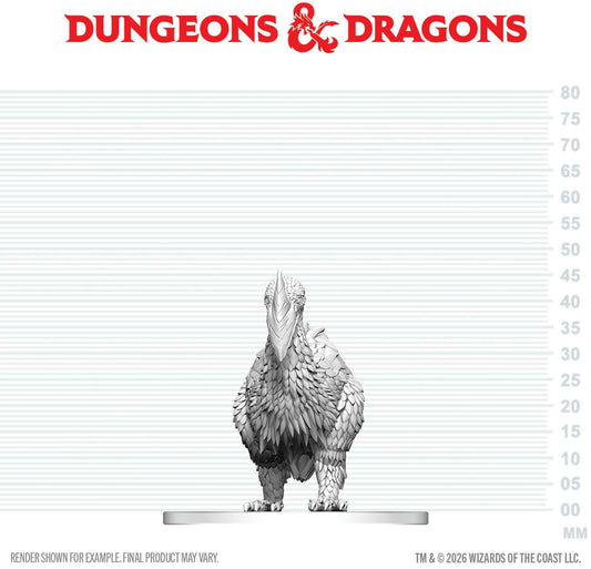 Unpainted Miniature - Dungeons & Dragons - Axe Beak