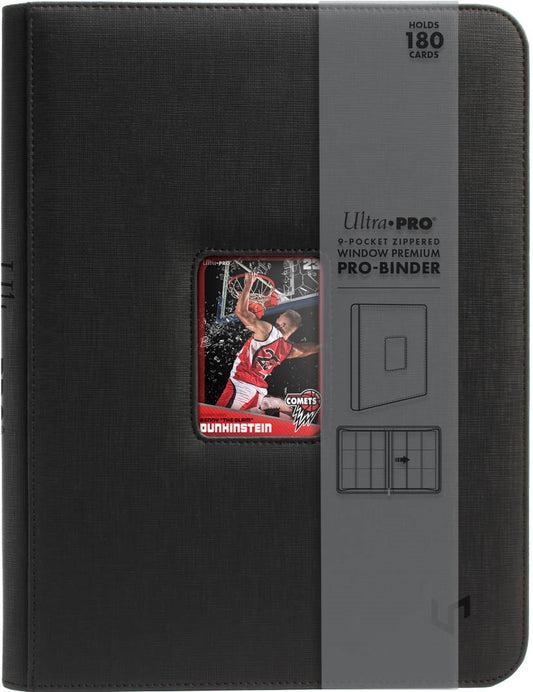 Binder - Premium Pro Zip with Window 9-Pocket