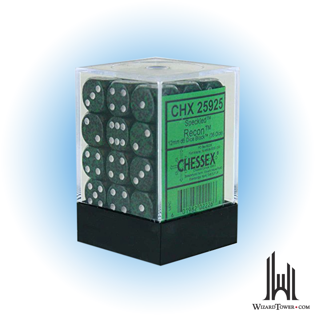 Dice Set - Speckled Recon 12mm d6 36ct