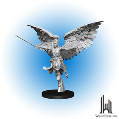 Unpainted Miniature - Magic the Gathering - Reidane, Goddess of Justice