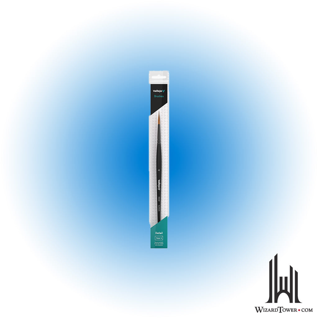 Vallejo Round Synthetic Brush No. 4