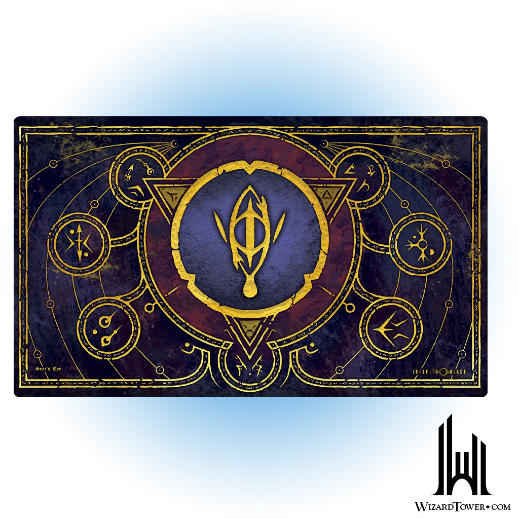 Playmat - Seer's Eye (Black Stitched)