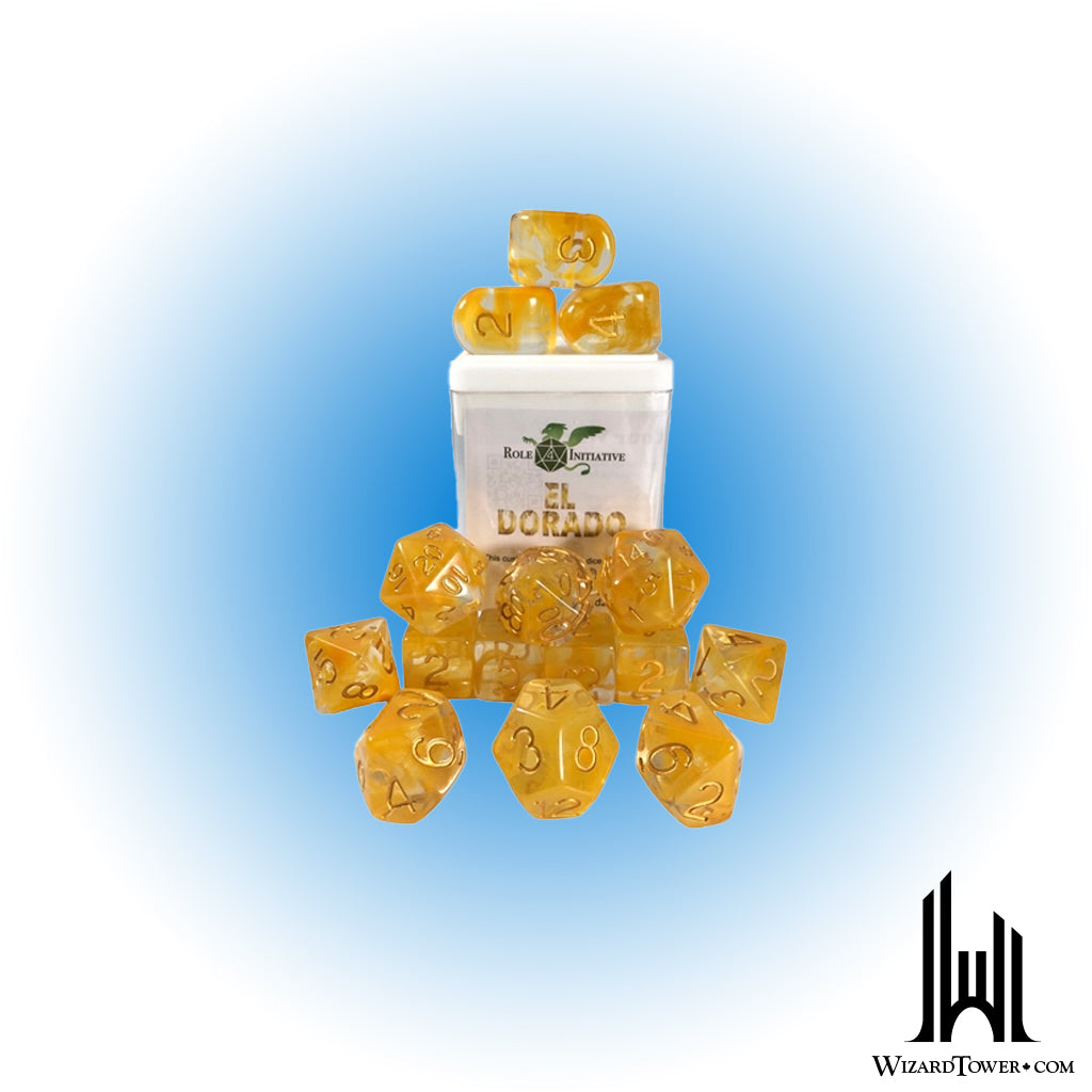 Dice Set - Diffusion El Dorado 15ct