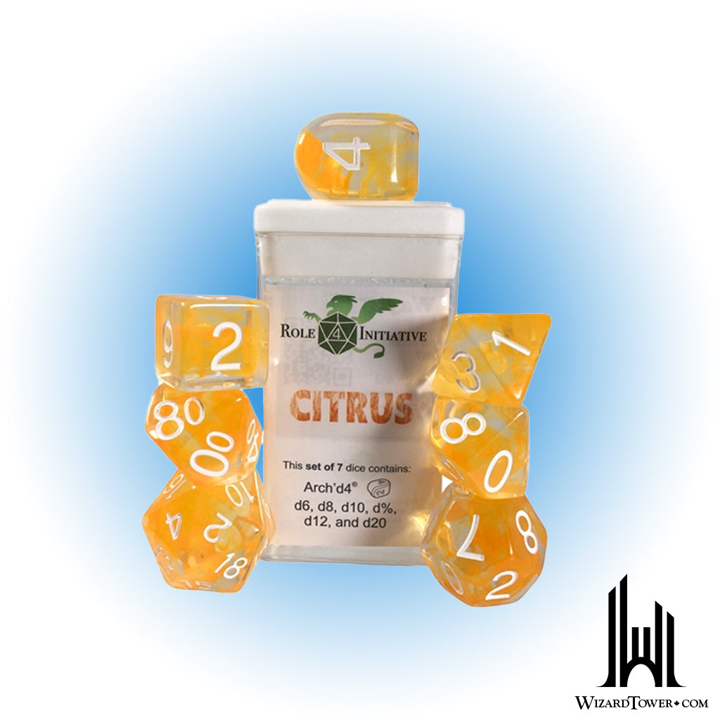 Dice Set - Diffusion Citrus 7ct