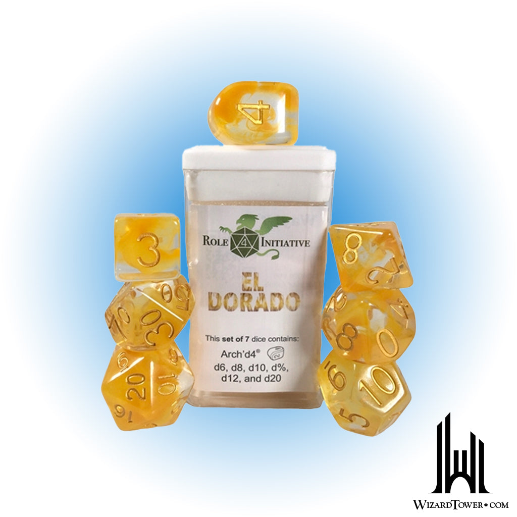 Dice Set - Diffusion El Dorado 7ct