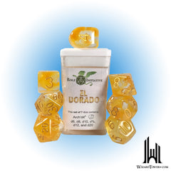 Dice Set - Diffusion El Dorado 7ct