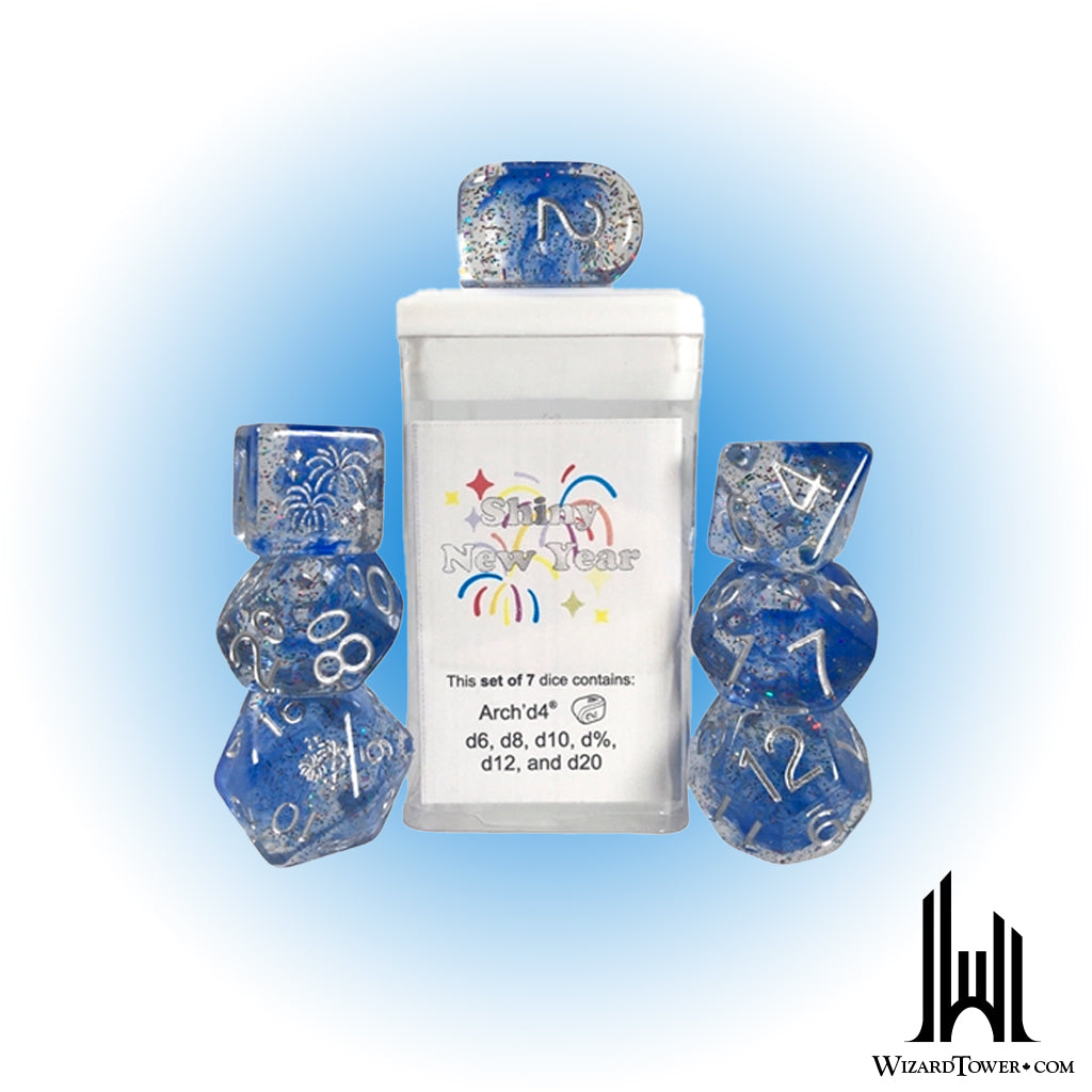 Dice Set - Shiny New Year 7ct