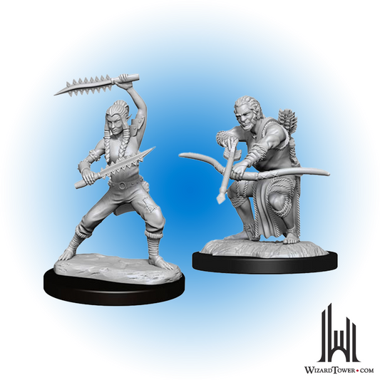 Unpainted Miniature - Dungeons & Dragons - Shifter Wildhunt Ravager