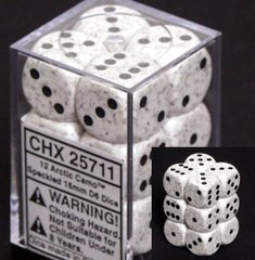 Dice Set - Speckled Arctic Camo 16mm d6 12ct