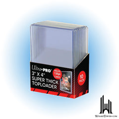 Toploader - Super Thick 3" x 4" 120pt Pack of 10