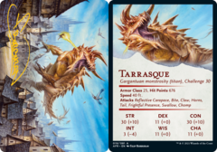 Tarrasque (19/81) Art Card (AAFR) - Gold-Stamped Signature