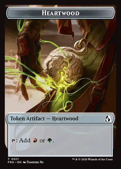 Heartwood (0011) // Thopter (0014) Double-Sided Token (TFRA)