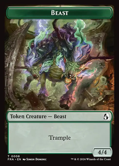 Beast (0008) // Leviathan (0006) Double-Sided Token (TFRA)
