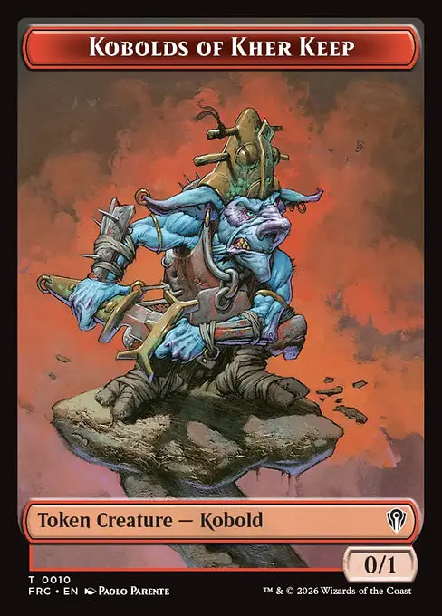 Kobolds Of Kher Keep (0010) // Phyrexian Mite (0016) Double-Sided Token (TFRC)