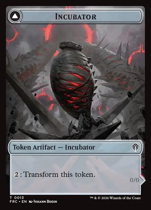 Incubator (0013) // Phyrexian (0013) Double-Sided Token (TFRC)