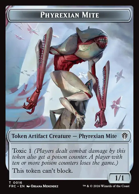 Kobolds Of Kher Keep (0010) // Phyrexian Mite (0016) Double-Sided Token (TFRC)