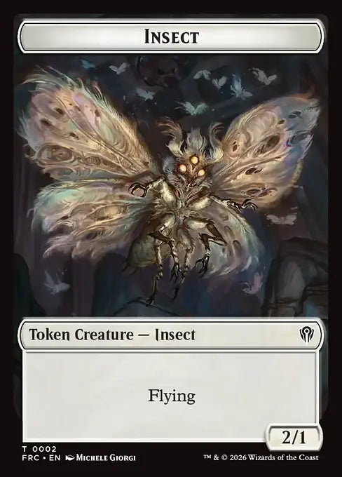 Insect (0002) // Rogue (0007) Double-Sided Token (TFRC)