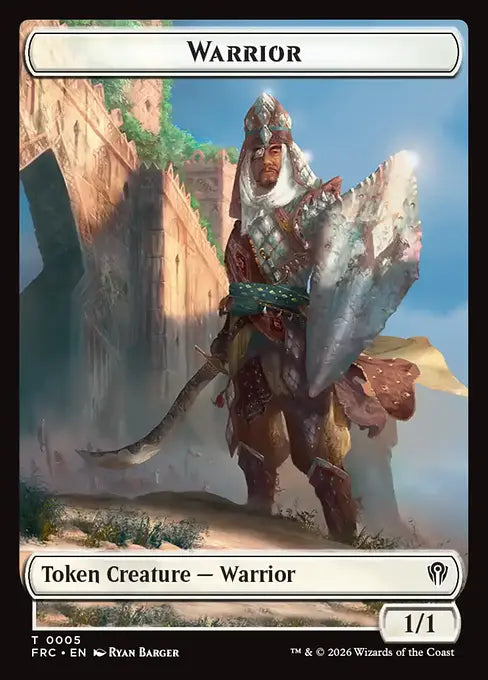 Shark (0006) // Warrior (0005) Double-Sided Token (TFRC)