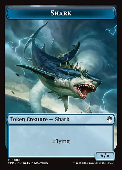 Shark (0006) // Warrior (0005) Double-Sided Token (TFRC)